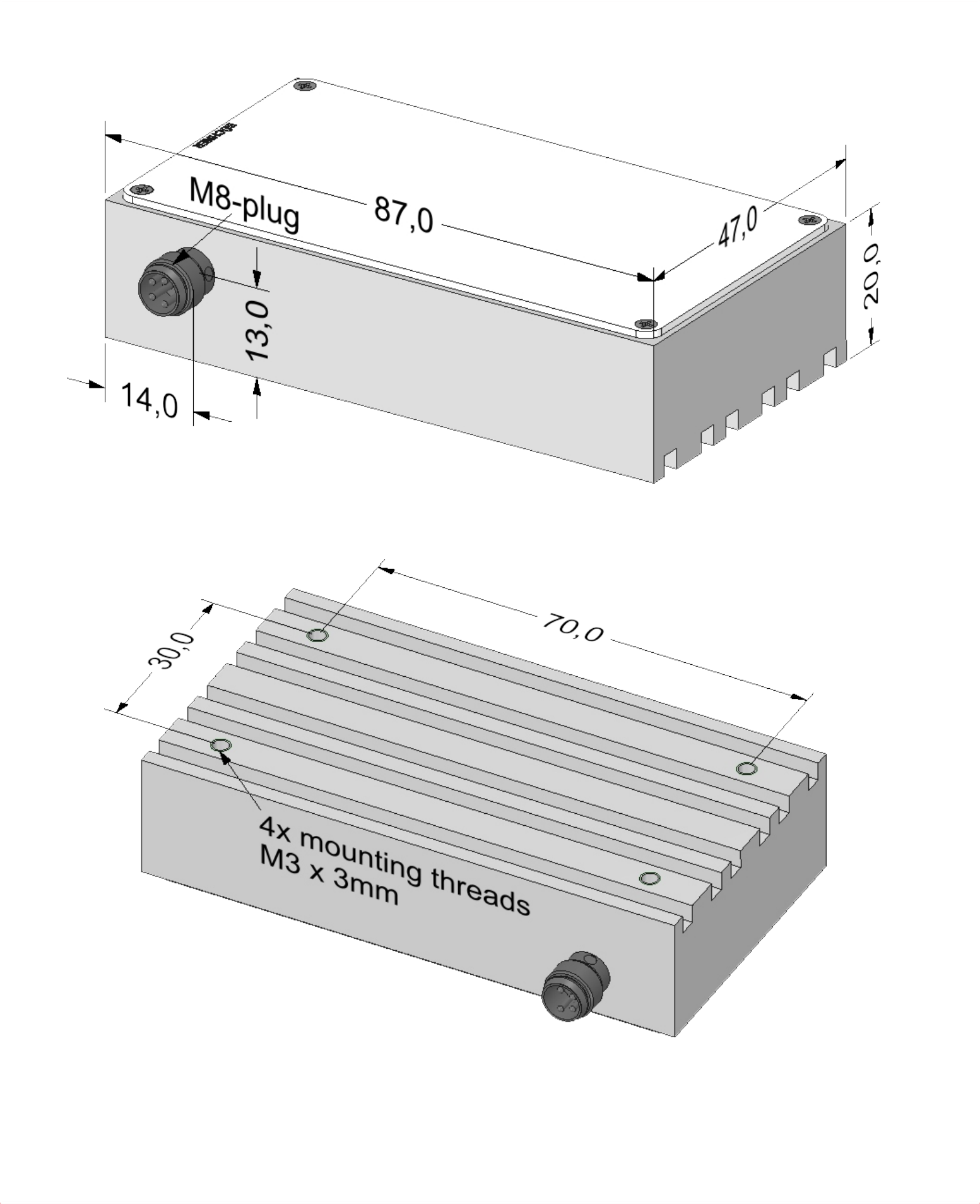Maßzeichnung HI-LIGHT-40/80