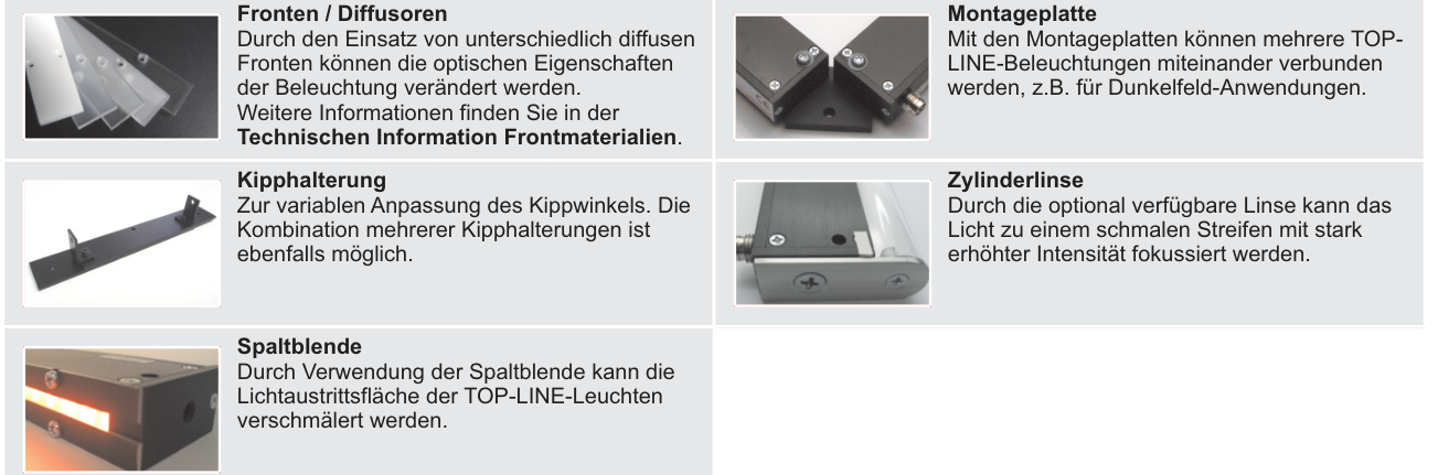 Zubehör und Optik – TOP-LINE-Serie, Original Seite 3