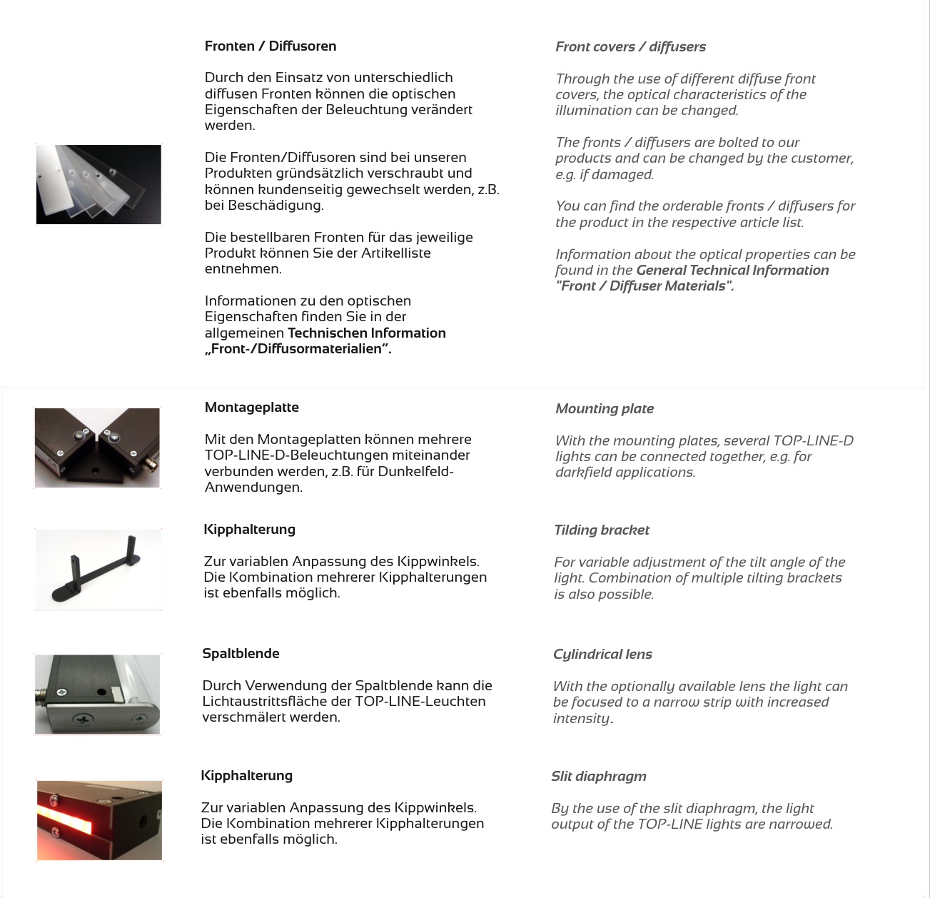 Zubehör und Optik – TOP-LINE-3TE, Original Seite 4